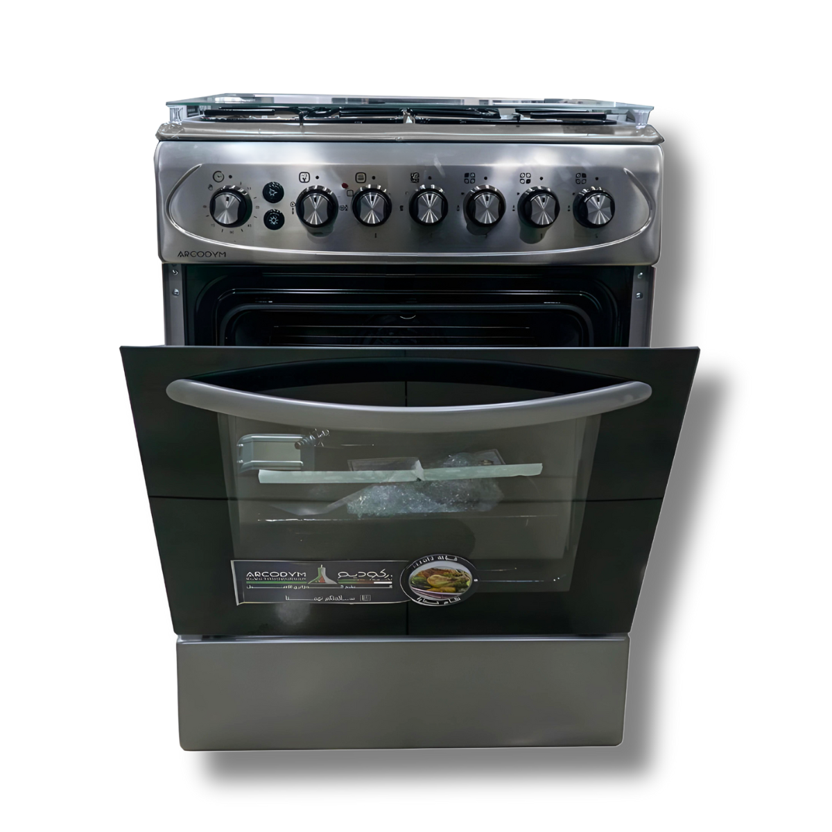 Cuisinière ARCODYM 60 CM 4 FEUX VINT INOX LF60GG-40FT