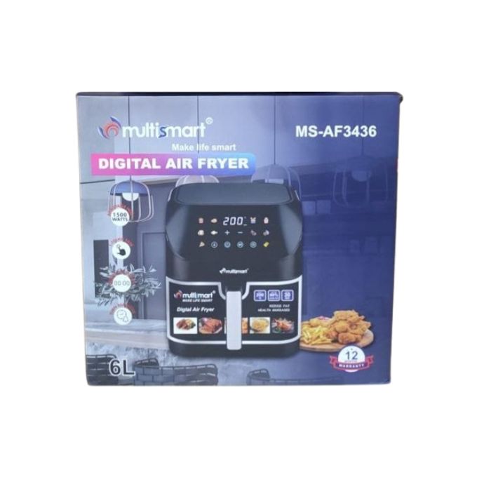 Friteuse Air Fryer MULTISMART 6L 1500W MS-AF3436 (MSA)