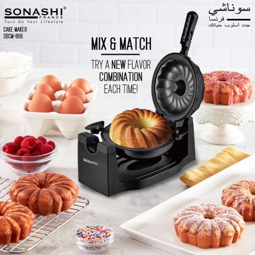 Pâtissier Électrique Avec Fonction Rotative 1200W Sonashi SBCM-866