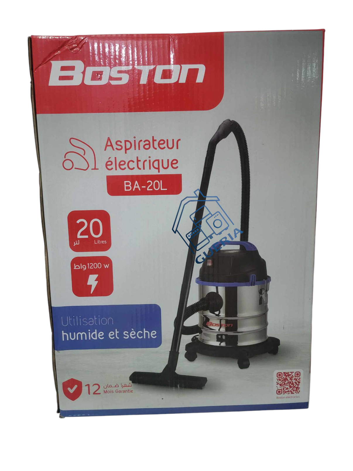 Aspirateur & Souffleur BOSTON 20 L 1200 W