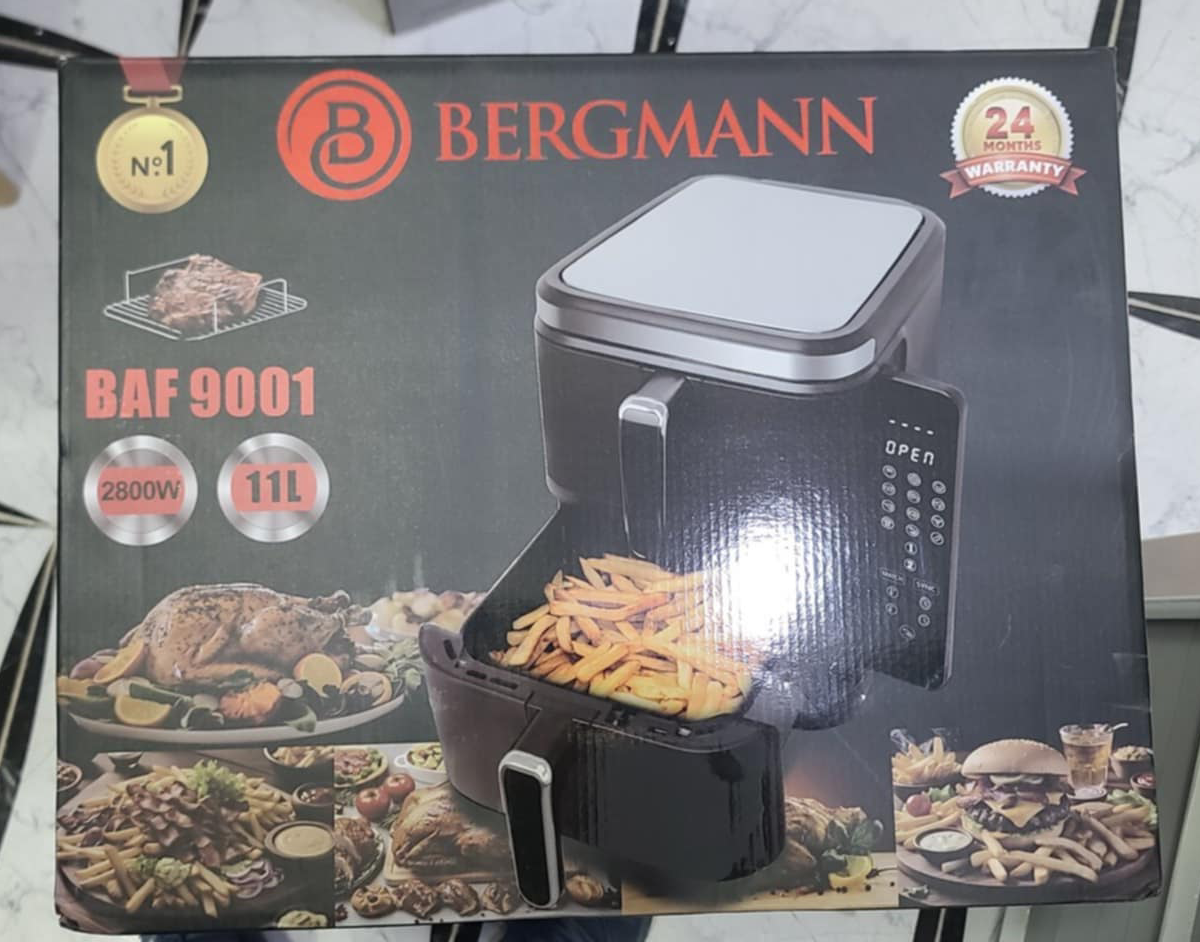 FRITEUSE AIR FRYER BERGMANN 11L 2800W BAF9001