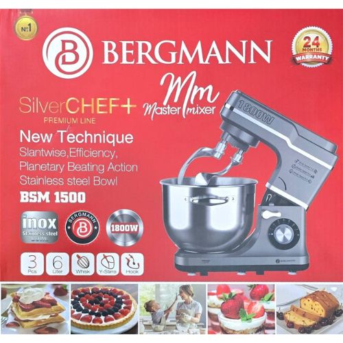 PÉTRIN BERGMANN 6L 1800W BSM1500