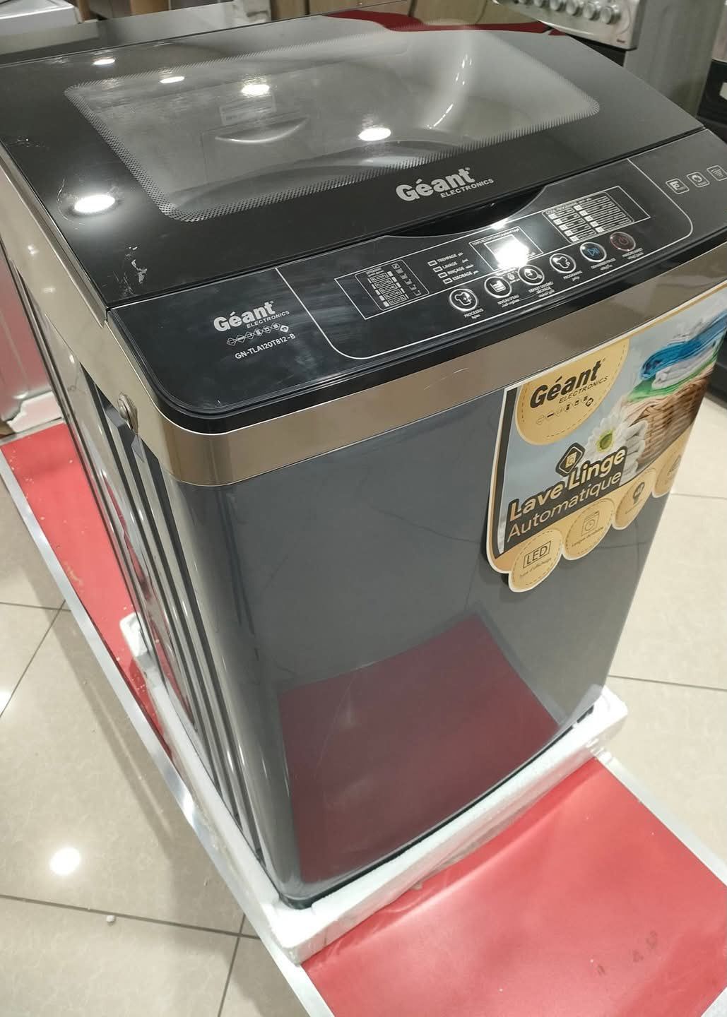 LAVE LINGE AUTOMATIQUE GÉANT 12KG TOP GN-TLA120T812-B