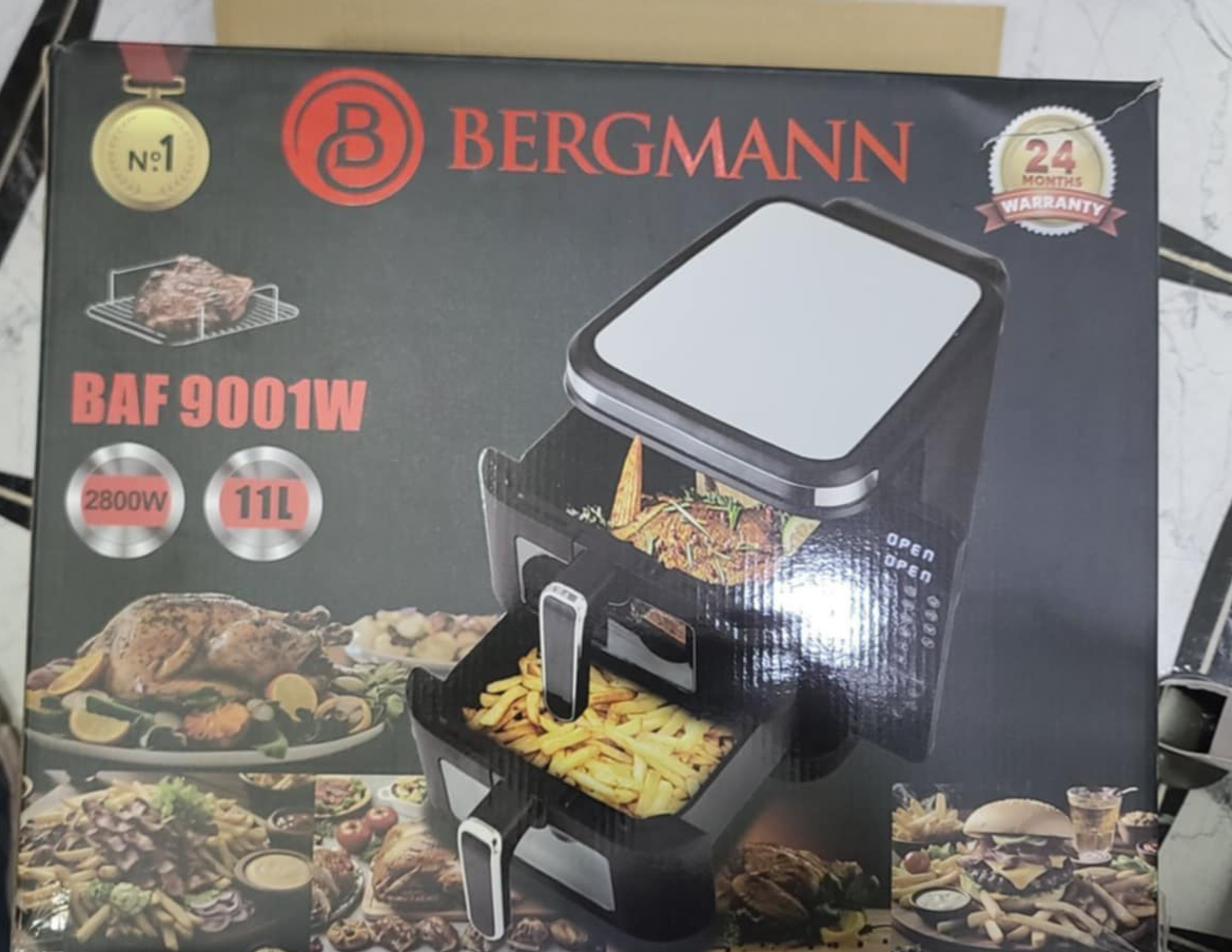 FRITEUSE AIR FRYER BERGMANN 11L 2800W BAF9001W