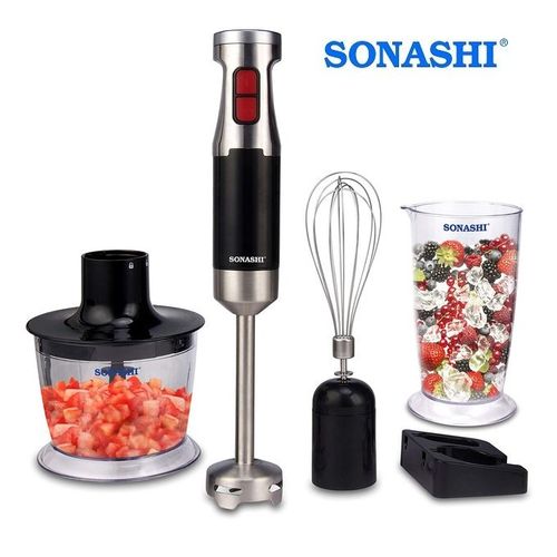 Sonashi Bras Mixeur plongeur 3 en 1 Multi fonctions 600 W SHB-179JBC