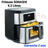 Friteuse Air Fryer sans huile 9.2L 2000W Sonashi SAF-920 (SLM)