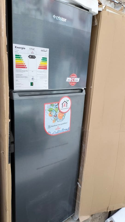 Réfrigérateur CRISTOR 410L GRIS RFDK410G
