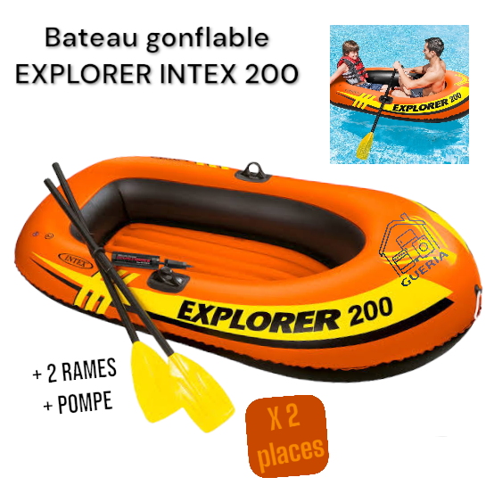 Bateau gonflable EXPLORER INTEX + Rames + Pompe [NDR]