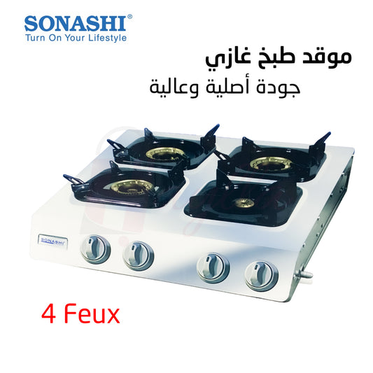 Sonashi Réchaud 4 Feux SGB-400