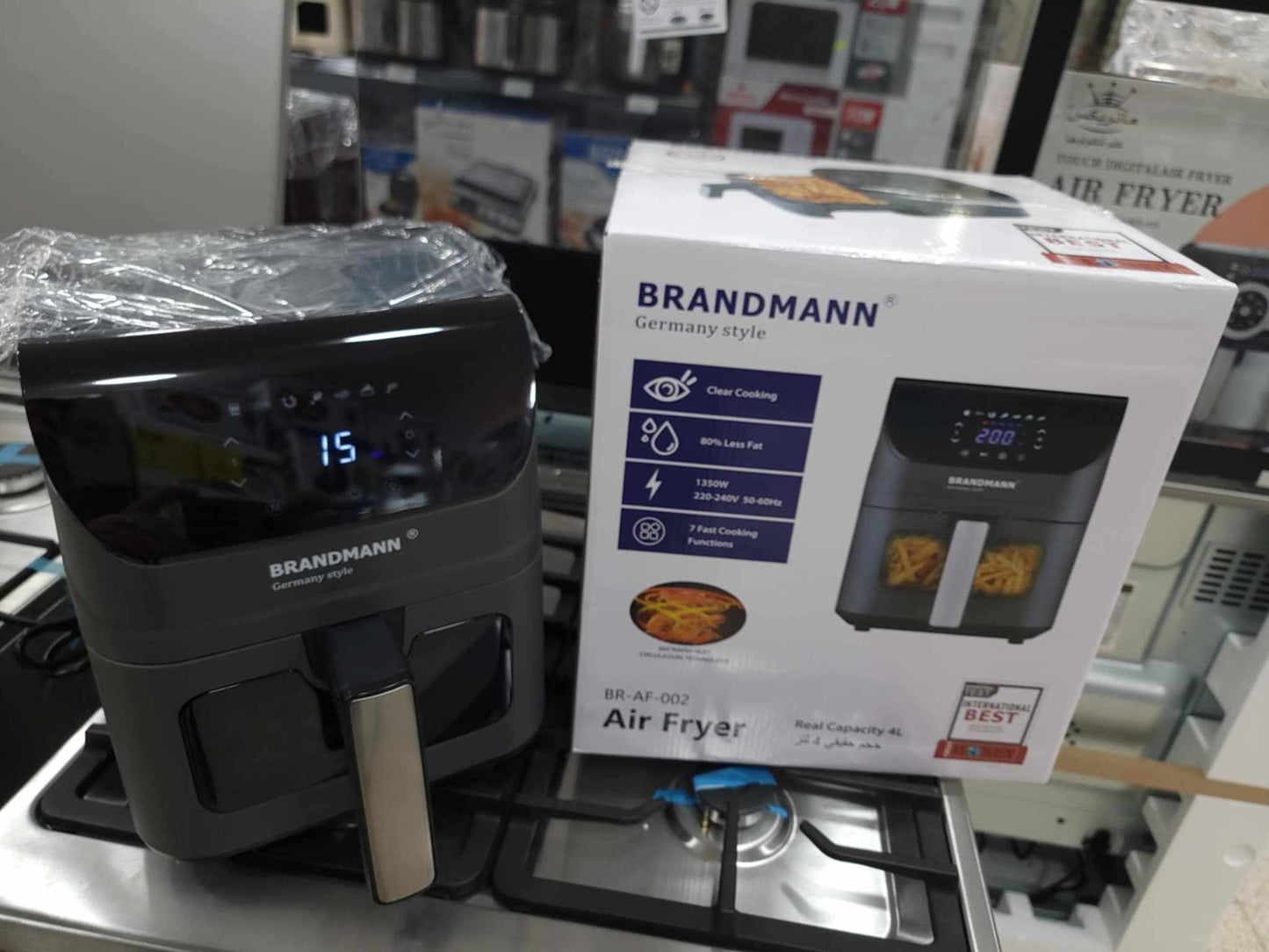 Friteuse Air Fryer BRANDMANN 4L 1350W BR-AF-002 (DHO)