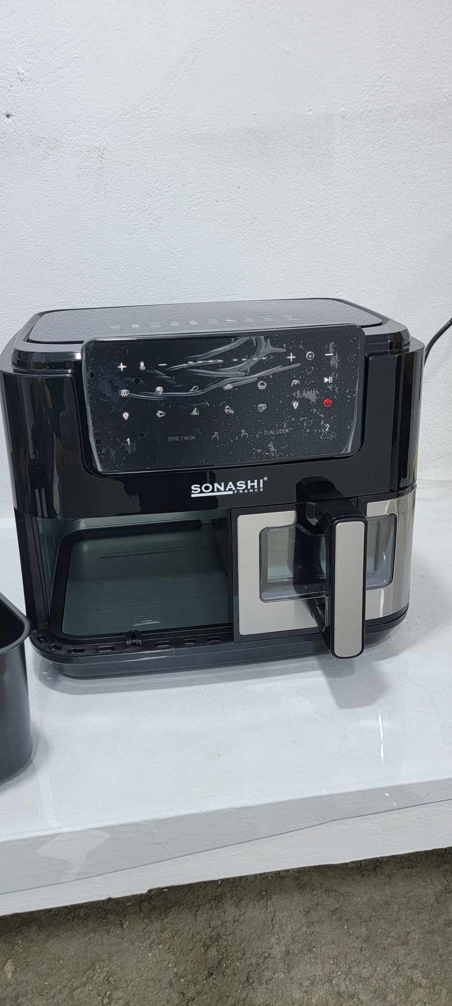 Tiktok Friteuse Air Fryer SONASHI 10L DOUBLE BACS 2600W SAF-105 (MSA)