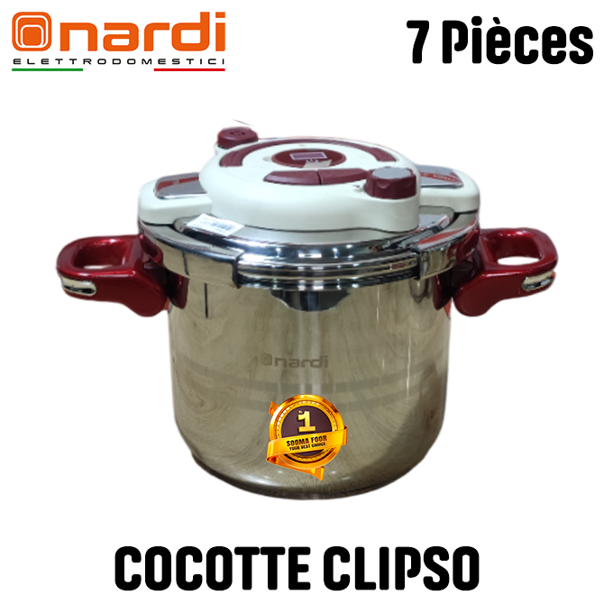 COCOTTE NARDI 2EN1 4/7 L ROUGE NPCM174XR