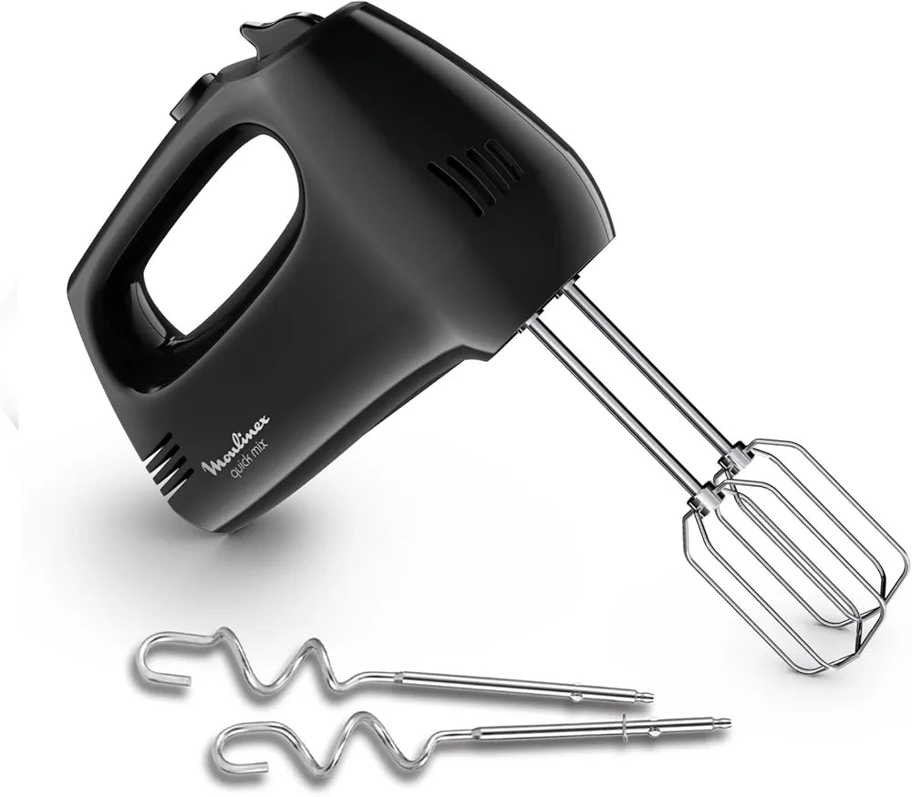 BATTEUR MOULINEX QUICK MIX 5V + TURBO 300W HM3108B1