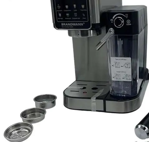 MACHINE À CAFÉ BRANDMANN 6EN1 1350W 20 BARS BR-CM-003